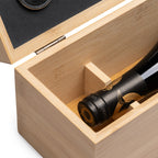 Estuche Bambú para Botella con Accesorios